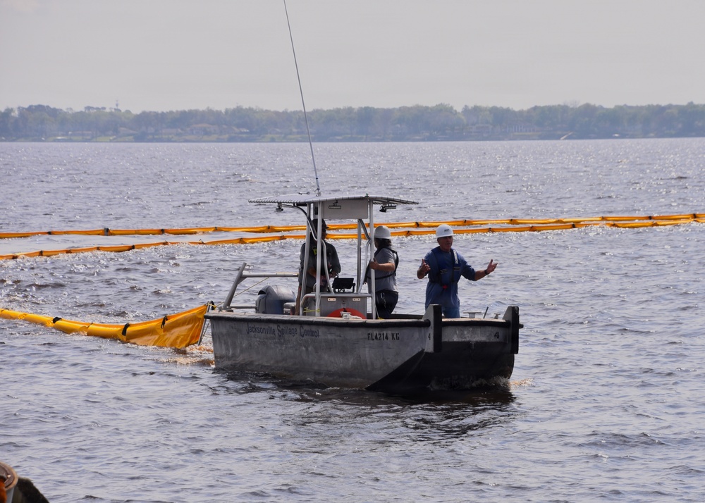 NAS Jacksonville Emergency Services and Environmental Team Hold Chemical Spill Drill
