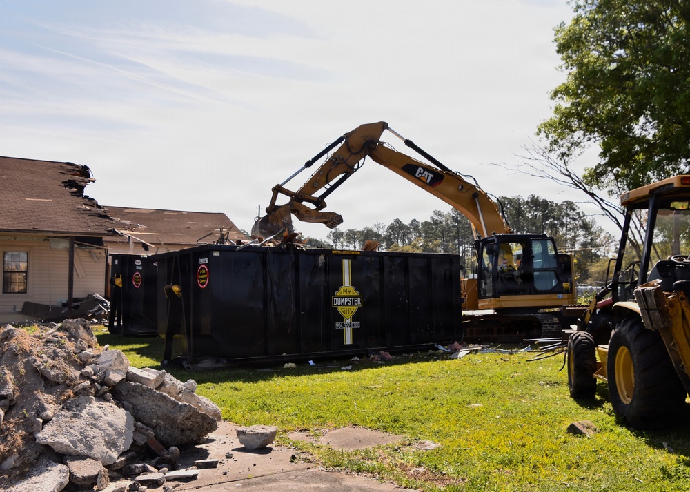 Saying goodbye to the old Fleet and Family Support Center Building