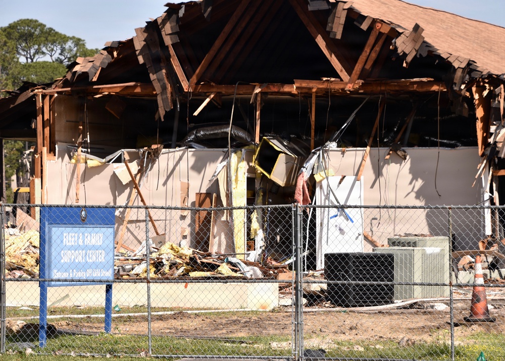 Saying goodbye to the old Fleet and Family Support Center Building