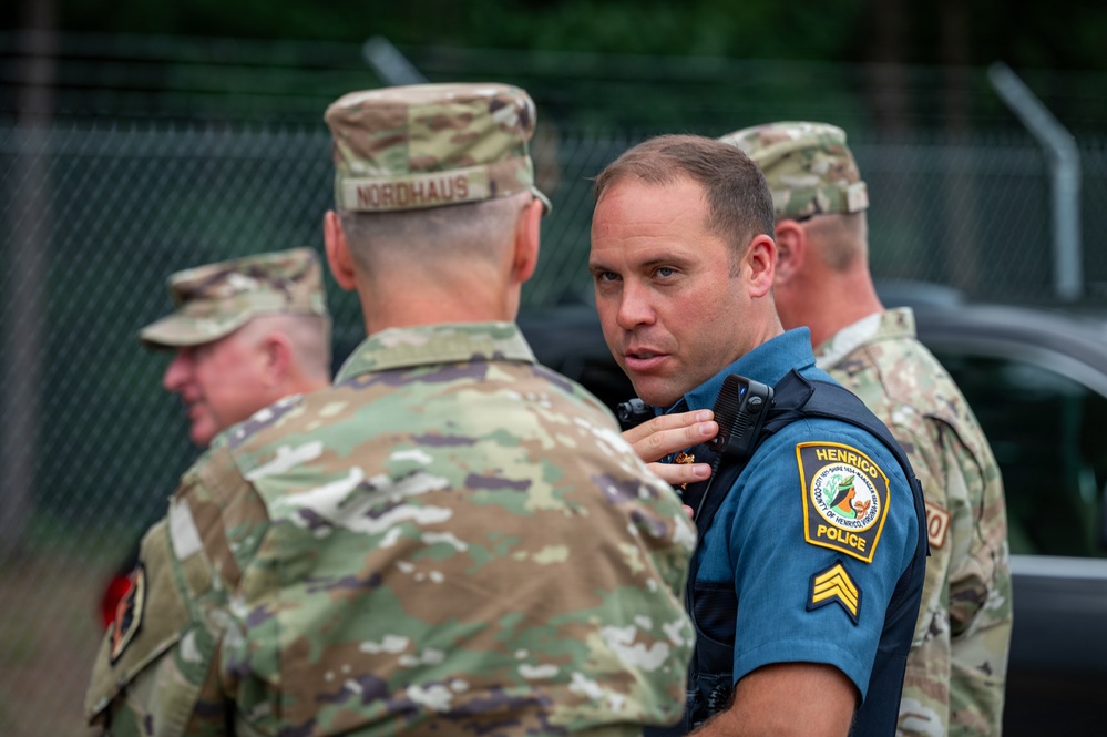 Nordhaus visits Virginia National Guardsmen