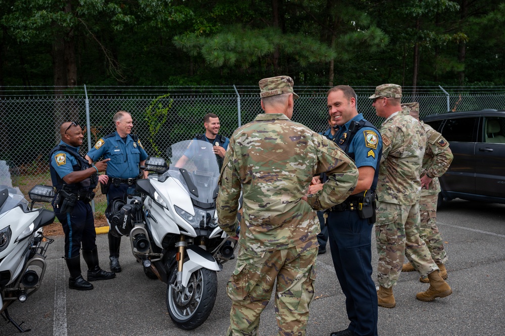 Nordhaus visits Virginia National Guardsmen