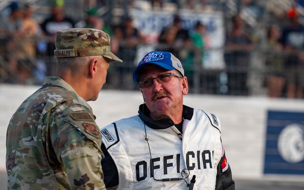 Nordhaus represents National Guard at NASCAR Cook Out 400