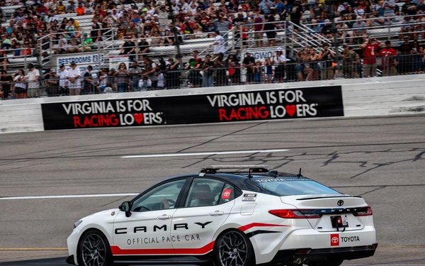 Nordhaus represents National Guard at NASCAR Cook Out 400