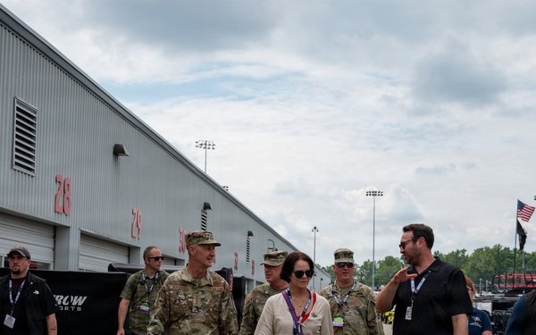 Nordhaus represents National Guard at NASCAR Cook Out 400