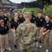 Nordhaus represents National Guard at NASCAR Cook Out 400