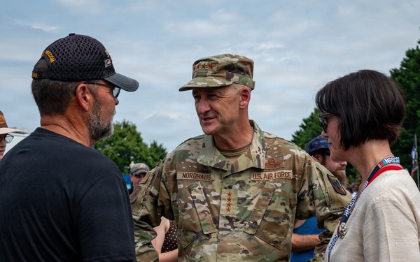 Nordhaus represents National Guard at NASCAR Cook Out 400