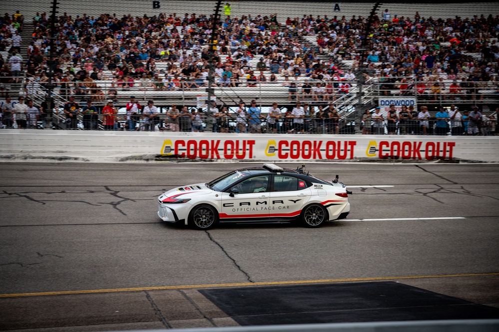 Nordhaus represents National Guard at NASCAR Cook Out 400