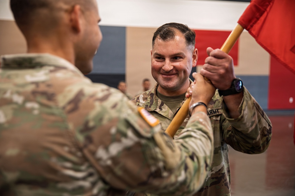 First Sgt. Rich Kastor assumes senior enlisted post at Charlie Battery