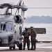 NAS Jacksonville Commanding Officer Capt. Brian Weiss flew his last flights in the MH-60R and the P-3C Orion
