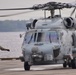 NAS Jacksonville Commanding Officer Capt. Brian Weiss flew his last flights in the MH-60R and the P-3C Orion