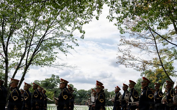 Full Military Funeral Honors with Escort are Conducted for U.S. Army Gen. David Maddox in Section 34