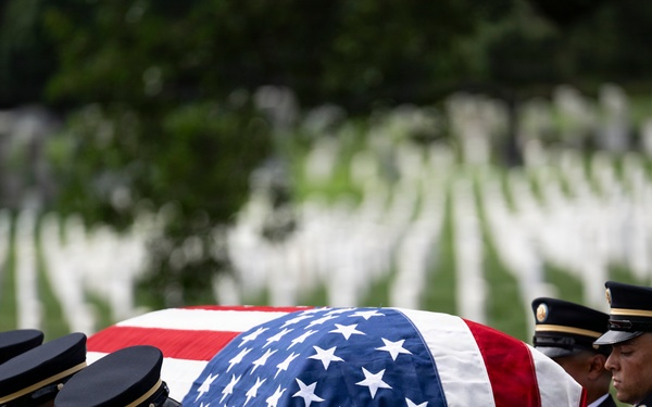 Full Military Funeral Honors with Escort are Conducted for U.S. Army Gen. David Maddox in Section 34