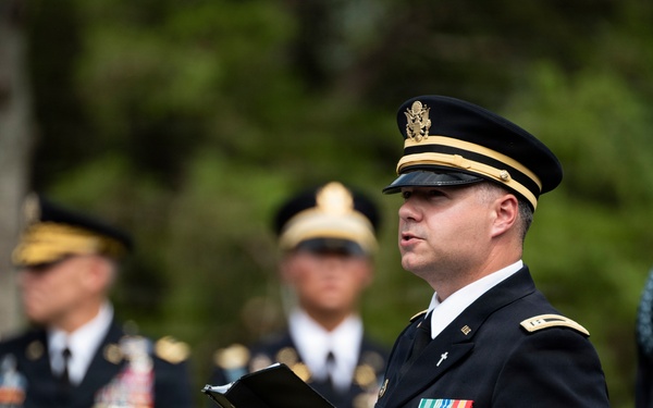 Full Military Funeral Honors with Escort are Conducted for U.S. Army Gen. David Maddox in Section 34