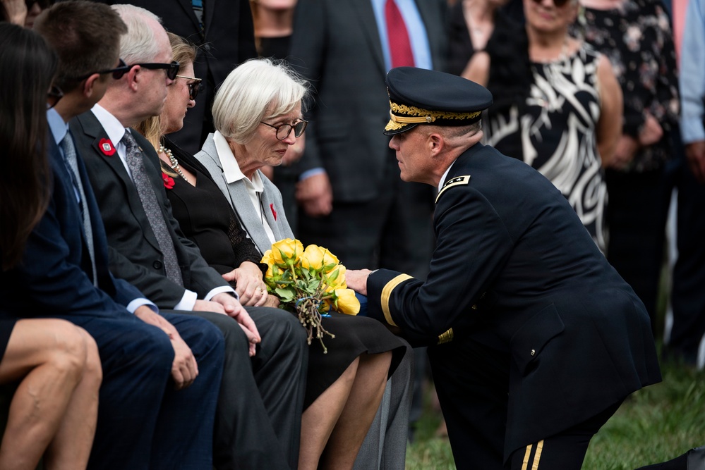 Full Military Funeral Honors with Escort are Conducted for U.S. Army Gen. David Maddox in Section 34