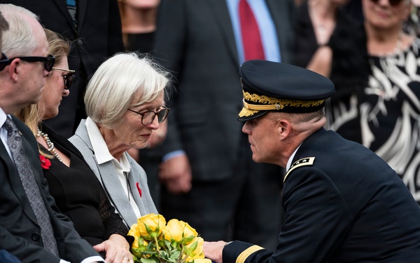 Full Military Funeral Honors with Escort are Conducted for U.S. Army Gen. David Maddox in Section 34