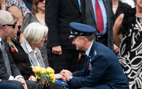 Full Military Funeral Honors with Escort are Conducted for U.S. Army Gen. David Maddox in Section 34