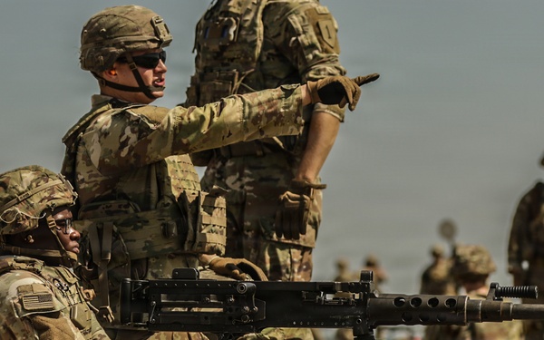 977th Military Police Company conducts weapons qualification