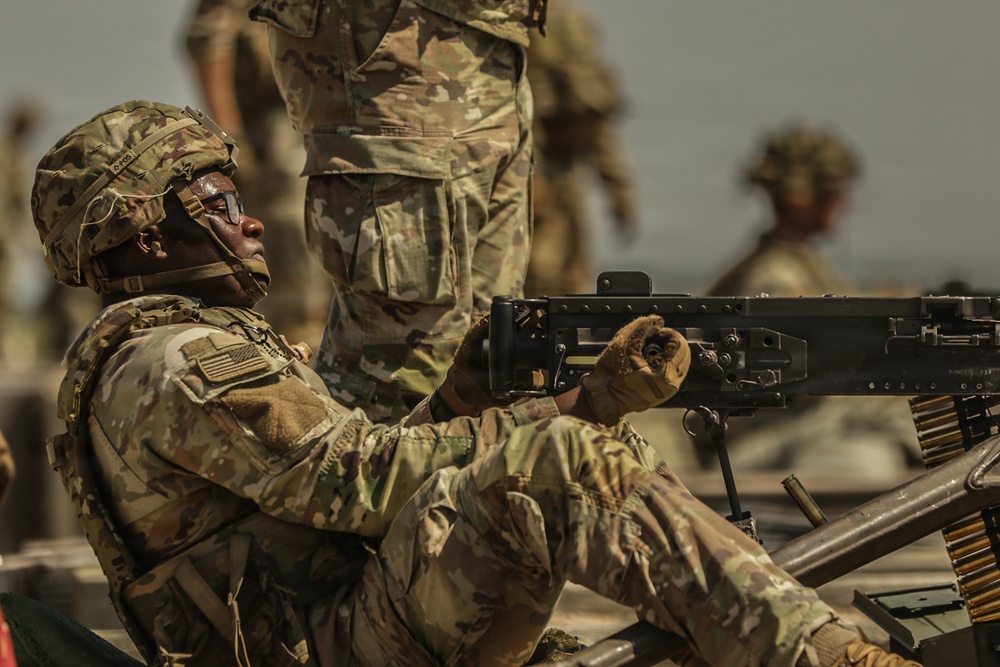 977th Military Police Company conducts weapons qualification