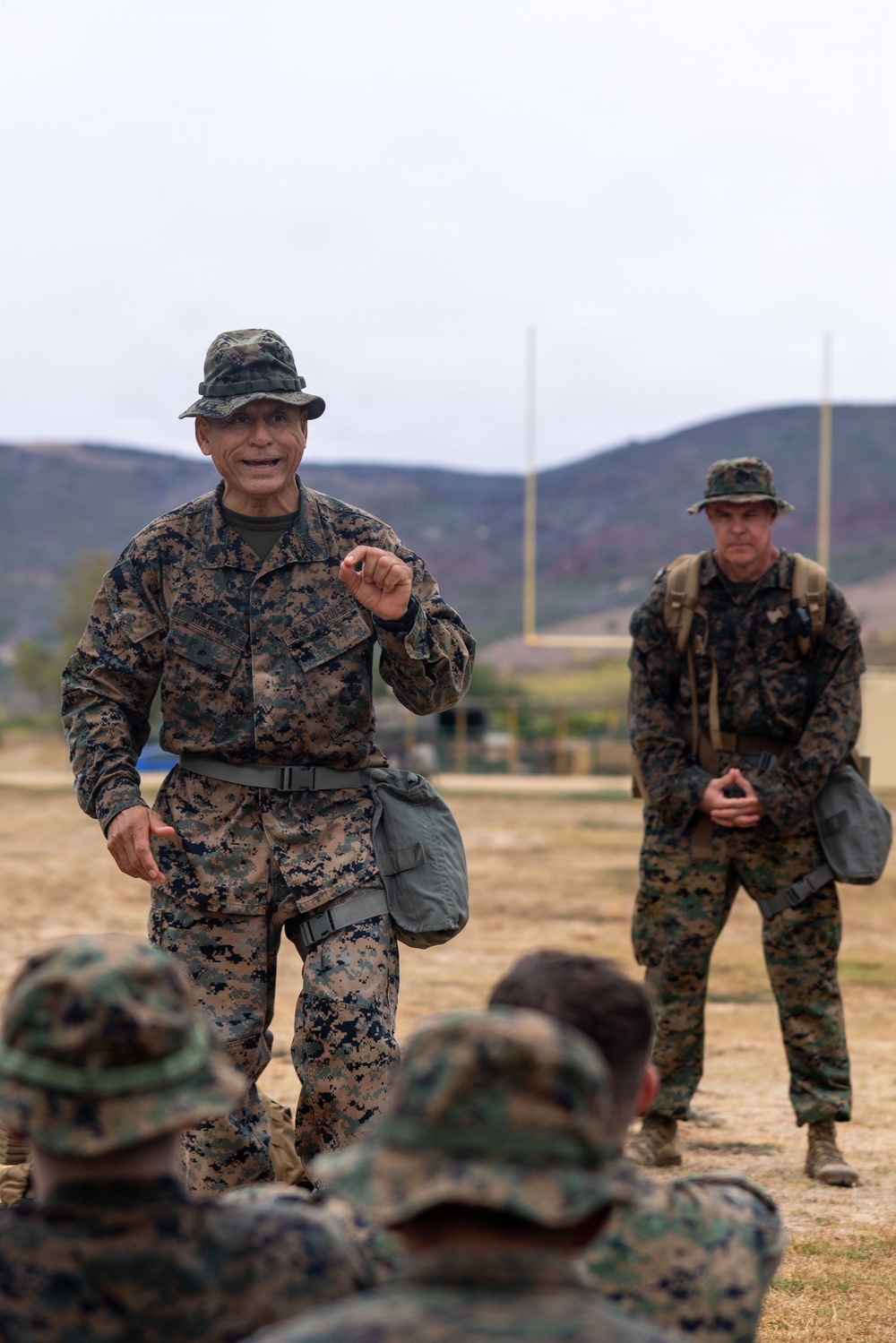 HQ Bn., 1st MARDIV participate in MCMAP event after conditioning hike
