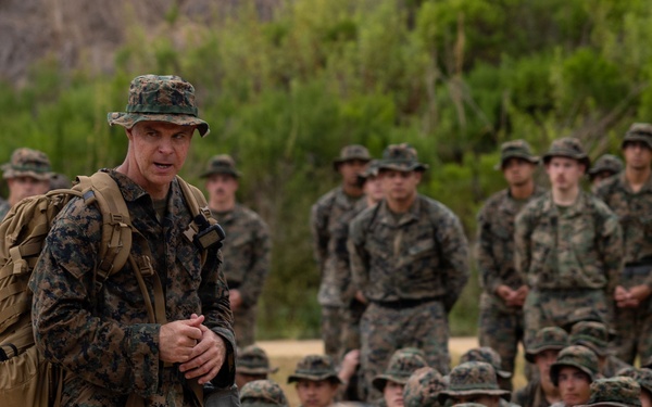 HQ Bn., 1st MARDIV participate in MCMAP event after conditioning hike