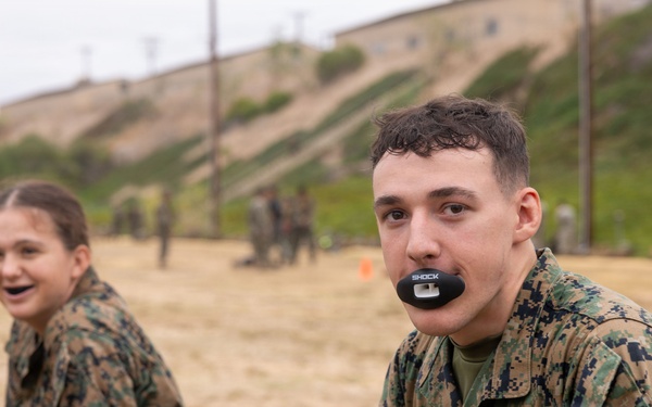 HQ Bn., 1st MARDIV participate in MCMAP event after conditioning hike