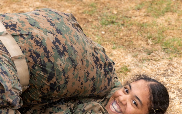 HQ Bn., 1st MARDIV participate in MCMAP event after conditioning hike