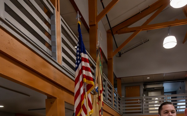 Color Guard Matches into Position