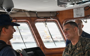 USCGC Sentinel-class Robert Ward (WPC-1130) hosts distinguished guests during PANAMAX 2026
