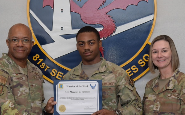 Warrior of the Week: Pittman