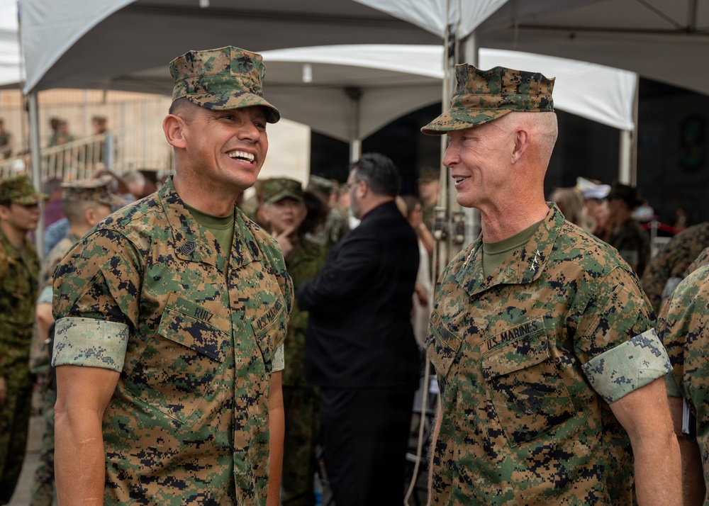 MARFORPAC hosts change of command ceremony