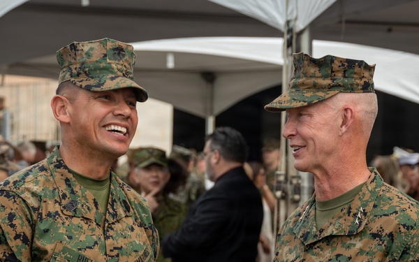 MARFORPAC hosts change of command ceremony