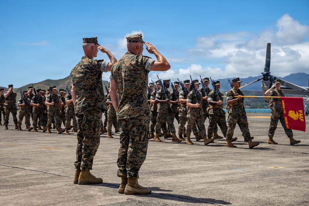 MARFORPAC hosts change of command ceremony