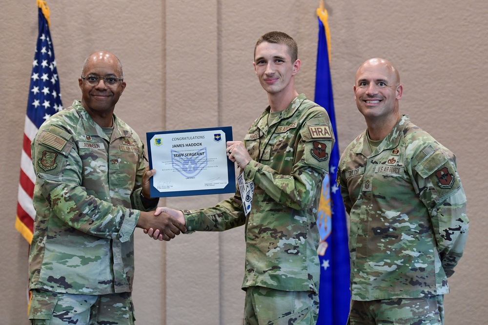 Keesler's newest staff sergeants celebrated