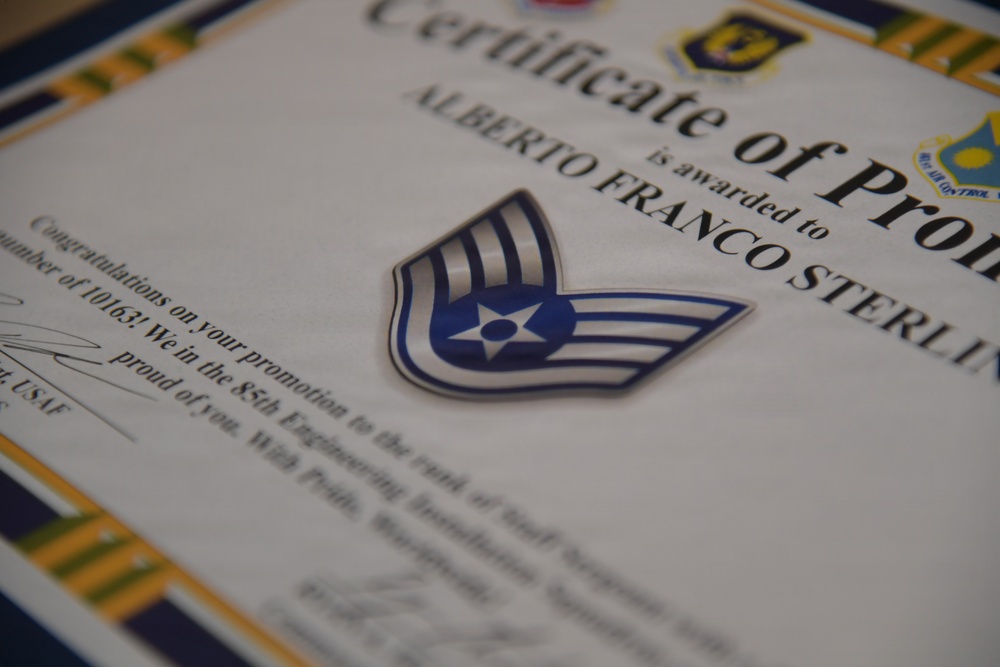 Keesler's newest staff sergeants celebrated