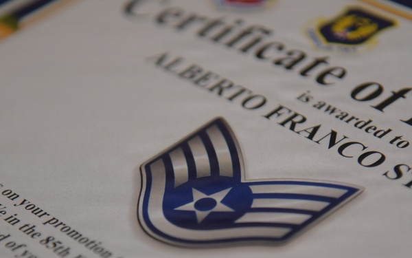 Keesler's newest staff sergeants celebrated