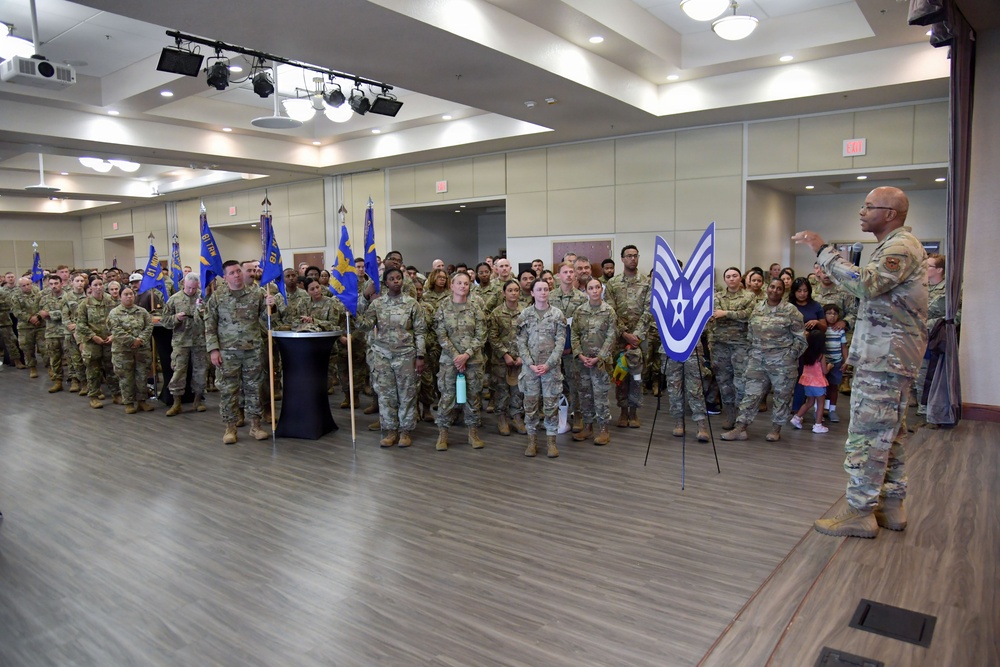Keesler's newest staff sergeants celebrated