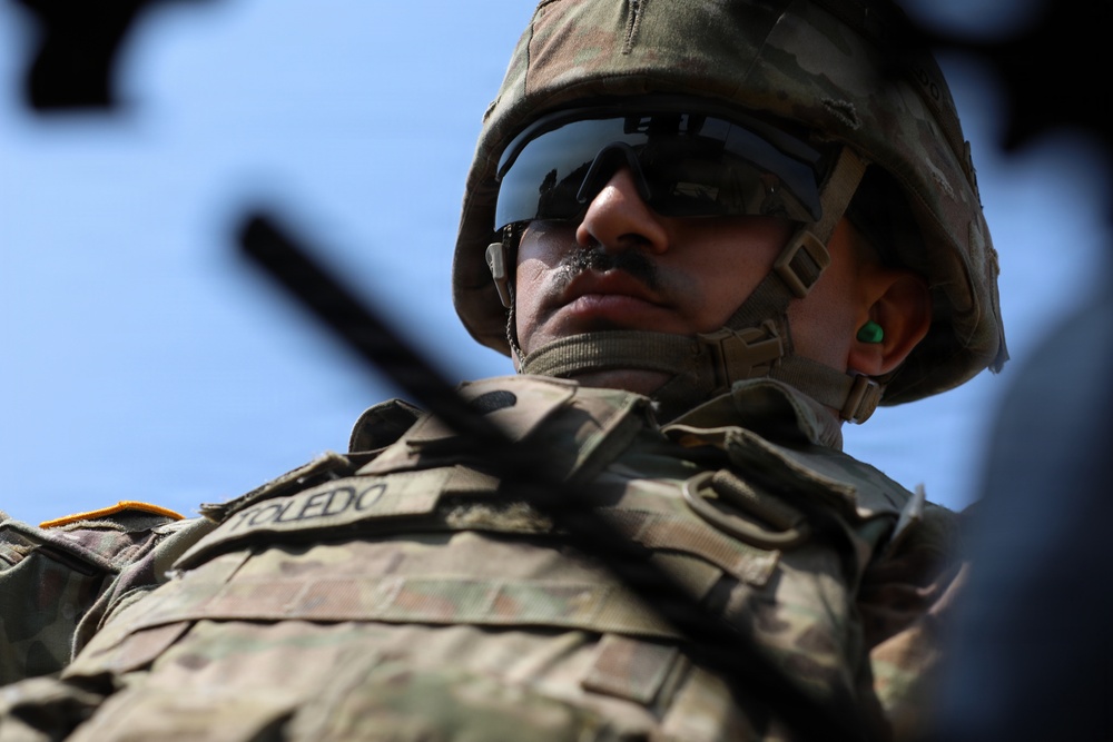 3-2 ADA soldiers conduct convoy live-fire training