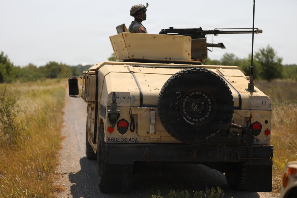 3-2 ADA soldiers conduct convoy live-fire training