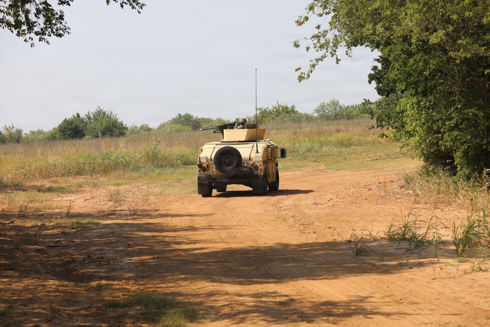 3-2 ADA soldiers conduct convoy live-fire training