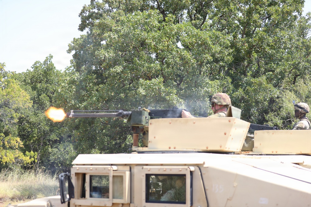 3-2 ADA soldiers conduct convoy live-fire training