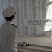 JS Chokai pays respects on board the USS Arizona Memorial