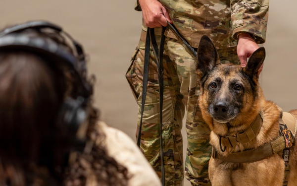 The City of Wichita Falls Honors 82nd SFS MWD Kevin for His Dedicated Service