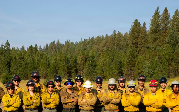 U.S. Army Soldiers from 7th Infantry Division activated as wildland firefighters on the Modrite Fire