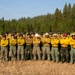 U.S. Army Soldiers from 7th Infantry Division activated as wildland firefighters on the Modrite Fire