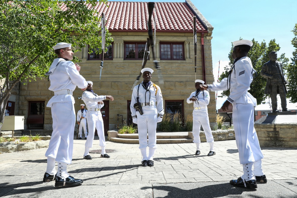 Billings Western Heritage Center Navy Ceremonial Guard performance