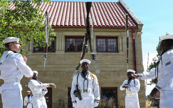 Billings Western Heritage Center Navy Ceremonial Guard performance