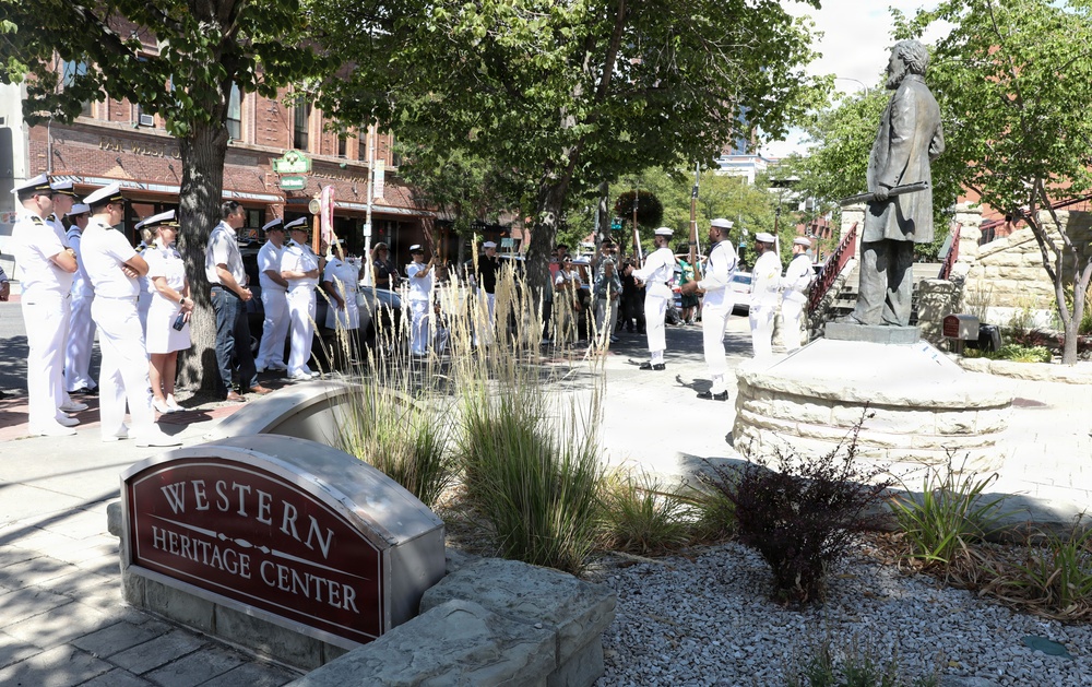 Billings Western Heritage Center Navy Ceremonial Guard performance