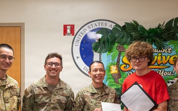36th MDG, American Red Cross celebrate VolunTEENs during 2026 summer program closing ceremony