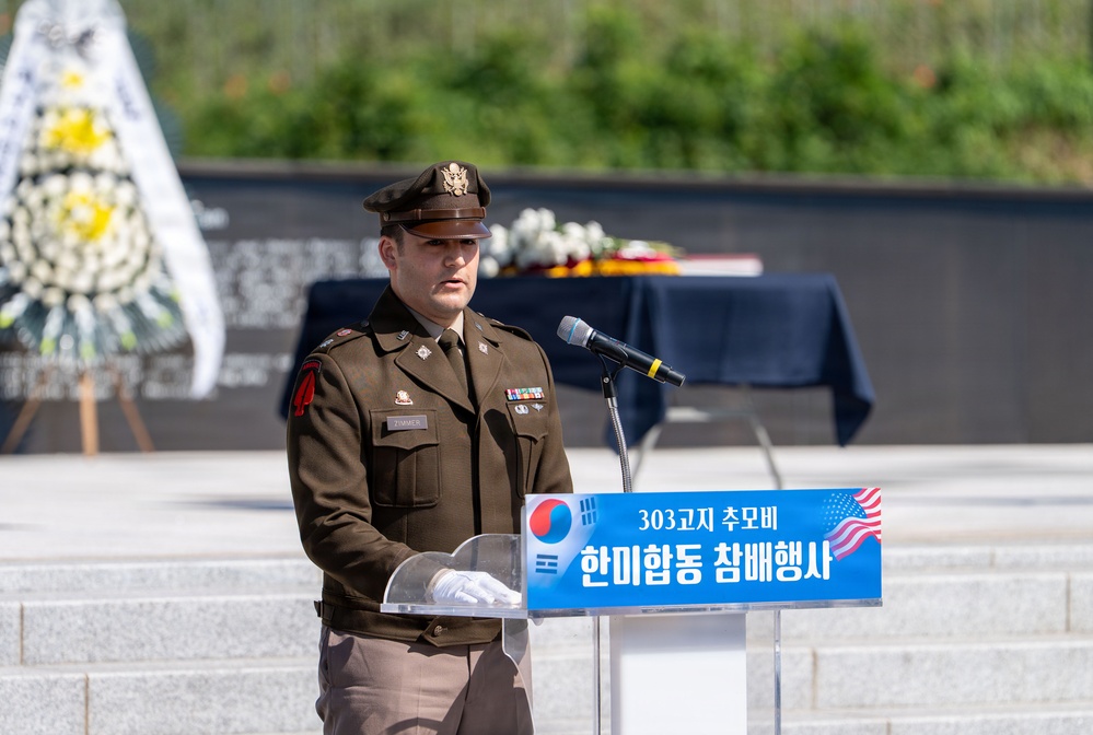 ROK–US Partners Honor Fallen Heroes at Hill 303 Memorial