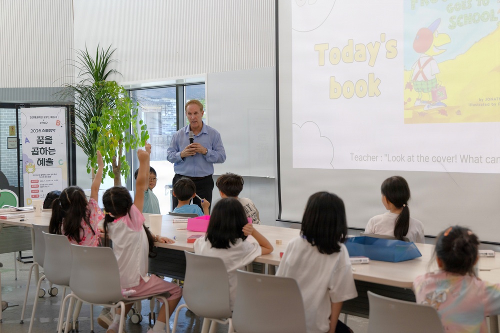 403rd AFSB completes 2026 Summer English Book Reading Program in Daegu